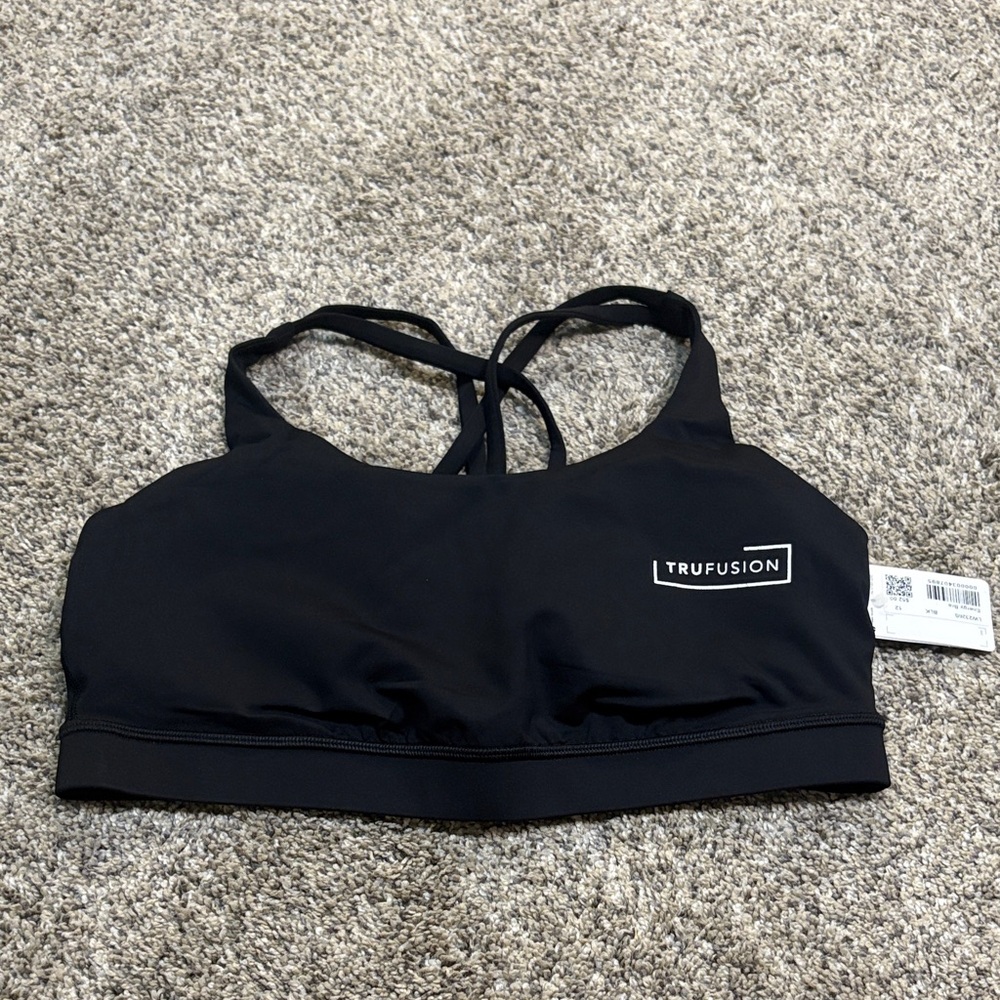 Lululemon Athletica Black Strappy Sports Bra